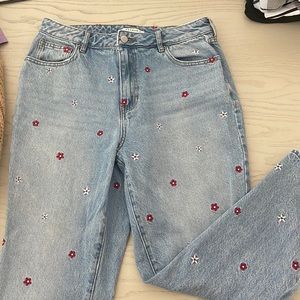 Pacsun floral Mom jeans